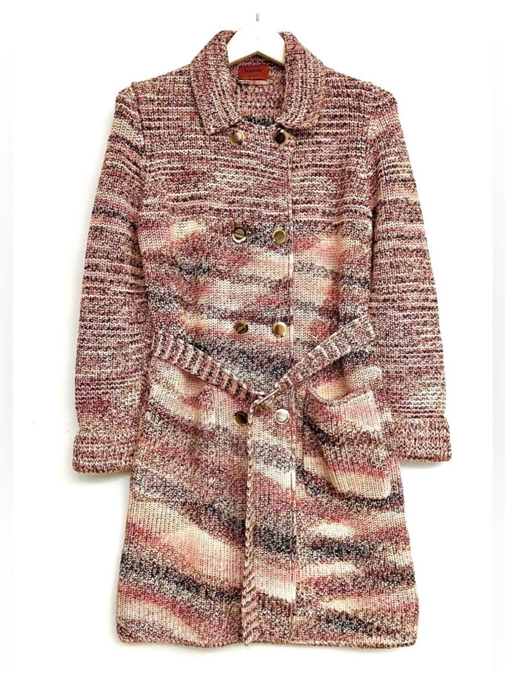 MISSONI coat cardigan wool knit